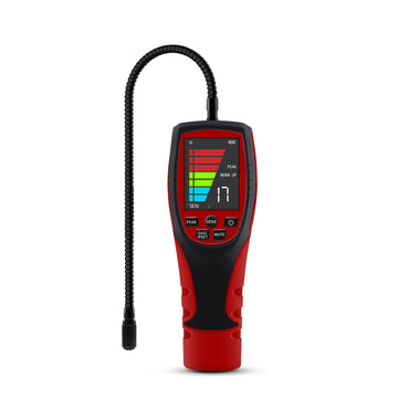 HVAC Refrigerant Leak Detector|2025 Upgrade| Aprvtio ALD-200 PRO Freon& Combustible Gas Leak Detector, 2.6' Large Screen, Freon Sniffer Teater Visual and Audible Alarm for R134a R32 R454B